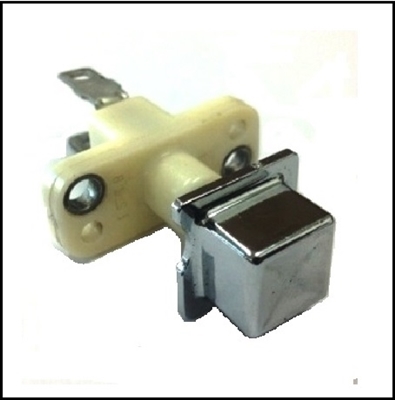 Refurbished PN 2809009 push-button windshield washer switch for 1968-69 Plymouth Belvedere - GTX - RoadRunner - Satellite;  1968-69 Dodge Charger - Coronet - Superbee and 1970 Charger/Coronet/SuperBee with Rallye dash