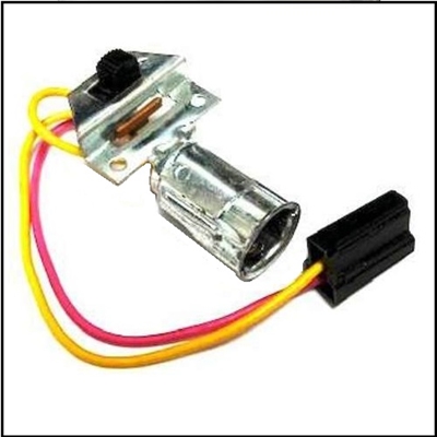 NOS PN 1887066 map/courtesy lamp socket and slide switch for 1959 Chrysler New Yorker - Saratoga - Windsor - 300