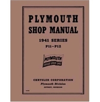 Factory Shop - Service Manual for 1941 Plymouth