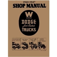 Factory Shop - Service Manual for 1941-1947 Dodge W-Series Truck