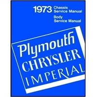 Factory Shop - Service Manual for 1973 Plymouth - Imperial - Chrysler