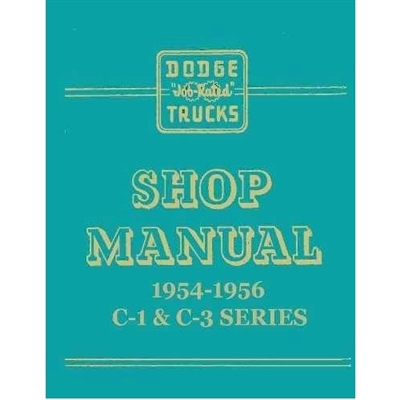 Factory Shop - Service Manual for 1954-1956 Dodge Trucks