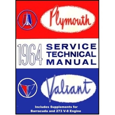 Factory Shop - Service Manual for 1964 Plymouth