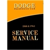 Factory Shop - Service Manual for 1960-1961 Dodge Dart - Polara