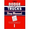 Factory Shop - Service Manual for 1953 Dodge Trucks