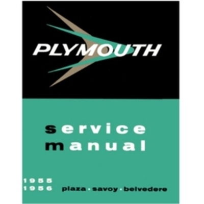 Factory Shop - Service Manual Set for 1955-1956 Plymouth
