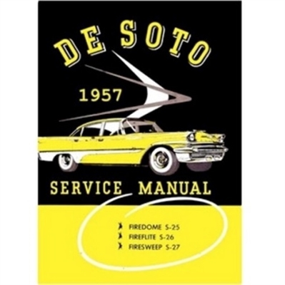 Factory Shop - Service Manual for 1957 DeSoto