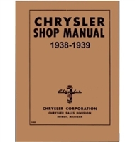 Factory Shop - Service Manual for 1938-1939 Chrysler