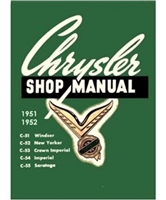 Factory Shop - Service Manual for 1951-1952 Chrysler