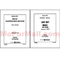 Illustrated MoPar Parts Manual For 1969-1971 Dodge Truck