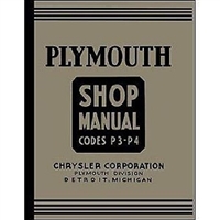 Factory Shop - Service Manual for 1937 Plymouth