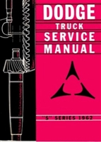 Factory Shop - Service Manual for 1962 Dodge Truck