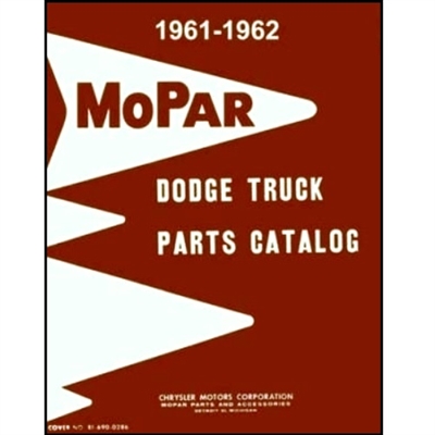 Illustrated MoPar Parts Manual for 1961-1962 Dodge Truck