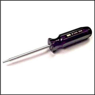 Special screwdriver for the end carburetor metering plates of 1969-71 B-Body E-Body with 340 & 440 CID Six-Barrel/Six-Pack