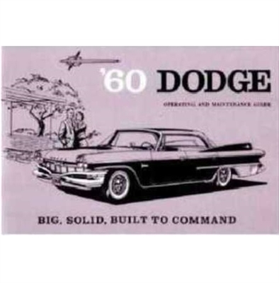 Factory Owner's Manual for 1960 Dodge Matador - Polara