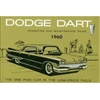 Factory Owner's Manual for 1960 Dodge Dart