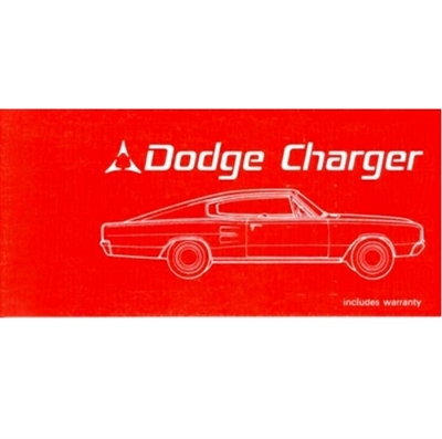 Factory Owner's Manual for 1967 Dodge Charger