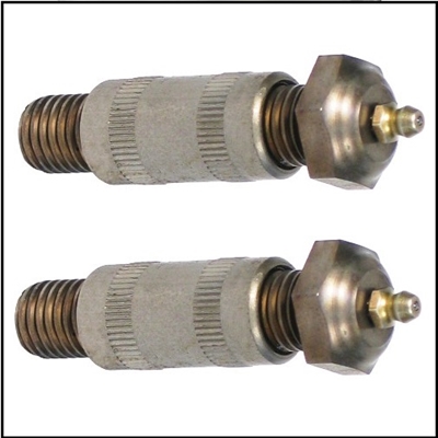 (2) 603568 bushings & (2) 651588 pins for the forward anchors of the front leaf springs on all 1935 Plymouth PG and Dodge DU