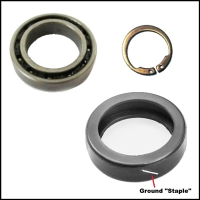 PN 2265656 bearing & 2265658 insulator for 1962-76 MoPar without tilt/telescopic wheel