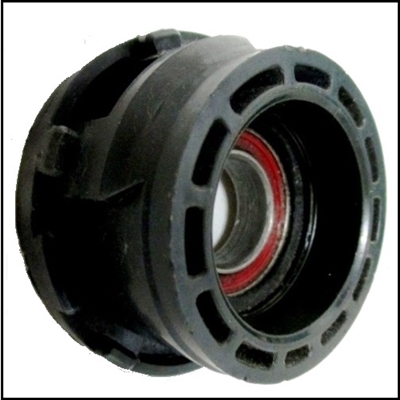 PN 2950570 steering column jacket adapter with bearing for the following with tilt/telescopic wheel: 1970-74 Plymouth Fury - Sport Fury; 1970-74 Dodge Monaco - Polara; 1970-74 Chrysler & 1969-74 Imperial w/tilt wheel