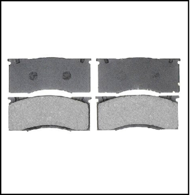 PN 2585590 - 2768031 - 3004759 disc brake pads for 1966-69 Plymouth Barracuda; 1966-72 Plymouth Duster - Scamp - Valiant; 1966-72 Dodge Dart - Demon