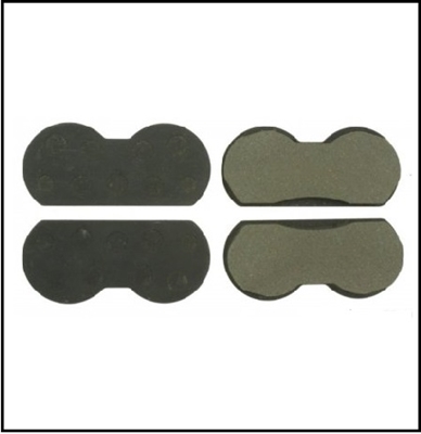(4) PN 2802402 disc brake pads for 1966-69 Plymouth Belvedere - GTX - RoadRunner - Satellite & Dodge Charger - Coronet - SuperBee