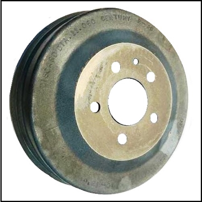 11" ID front brake drum for 1966-69 Chrysler; 1965 Dodge 880; 1965-69 Plymouth Fury & 1965-98 Monaco - Polara with 2-3/4" wide shoes