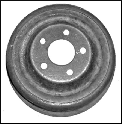 Reconditioned p/n 2405760 - 2781579 rear brake drum for all 1965-66 Imperial