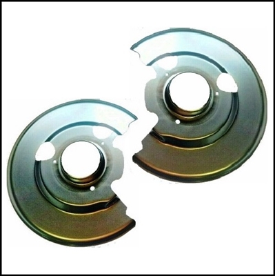PN 2925186 - 2925187 caliper dust shields for 1969-73 Plymouth Fury - Sport Fury; 1969-73 Dodge Monaco - Polara; 1969-73 Chrysler