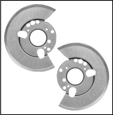 PN 2944710/2944711 disc brake splash shields for 1970-72  Plymouth Belvedere - GTX - RoadRunner - Satellite and Dodge Charger - Coronet