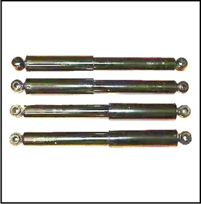 Set of (4) premium quality front and rear shocks for all 1961-71 Dodge D-100 and D-200 2-wheel drive trucks