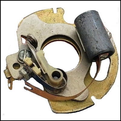 NOS breaker plate for 1959-72 Plymouth - Dodge - DeSoto - Chrysler - Imperial with Chrysler-built distributor