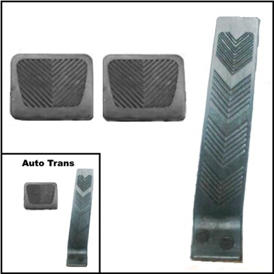 NOS PN 1935674 - 1937956 accelerator & brake/clutch pedals for 1961-68 Dodge conventional cab trucks