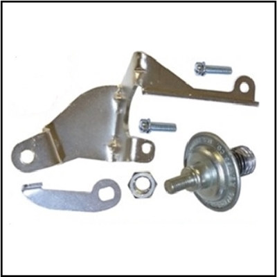 Dashpot package for the Carter AVS 4-BBL carburetor used on 1968-69 MoPar A/B-Body with 383 or 440 CID engine and manual trans