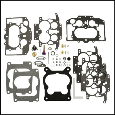Carburetor major repair set for 1973-76 Plymouth Fury - Sport Fury; 1973-76 Dodge Monaco - Polara; 1973-76 Chrysler; 1973-76 Imperial with 400 - 440 CID engine & Carter Thermo-Quad 4-BBL carb