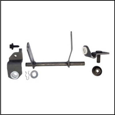 Torque shaft, left frame rail support bracket and transmission support bracket for 1967-69 Plymouth Barracuda; 1970-73 Duster - Scamp and 1967-73 Dodge Dart - Demon - Sport with steering column shifted TorqueFlite transmission