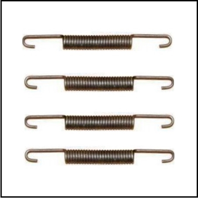 (4) PN 677446 brake shoe shoe return springs for 1941-42 Dodge passenger cars and 1941-42 DeSoto - Chrysler