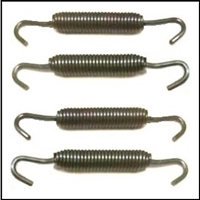 (4) new brake shoe shoe return springs for all 1937-40 Dodge passenger cars and all 1937-40 DeSoto - Chrysler