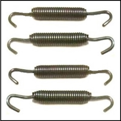 (4) new brake shoe shoe return springs for all 1937-40 Dodge passenger cars and all 1937-40 DeSoto - Chrysler