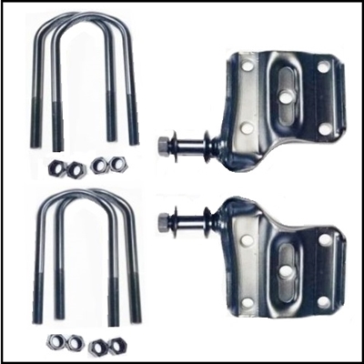 PN 1856346 - 1856347 rear shock mounts w/U-bolts for 1962-71 Chrysler; 1962-71 Imperial; 1965-71 Plymouth Fury - Sport Fury - VIP & 1965-71 Dodge Monaco - Polara - 880
