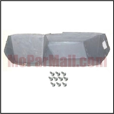 PN 1901784 glove box liner with screws for 1960-61 Dodge Dart - Polara & 1960-61 DeSoto