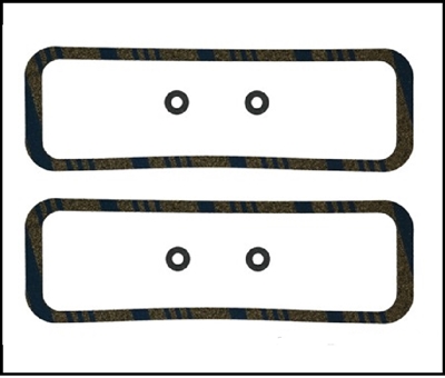 6-piece valve cover gasket set for all 1941-48 Plymouth, Dodge, DeSoto and Chrysler 6-cylinder