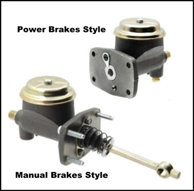 New master cylinder assembly for 1960-66 Plymouth Belvedere; 1960-64 Fury - Savoy; 1960-62 Dodge Dart; 1960-64 Dodge Polara - 330 - 440 and 1965-66 Charger - Coronet - Satellite