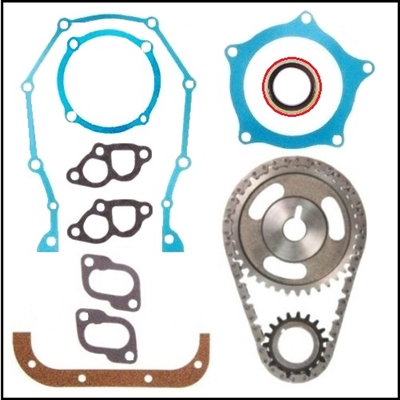 12-piece timing set for 1958-78 350 - 361 - 383 - 400 - 413 - 426 - 440 CID engines