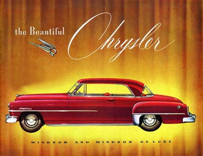 Original Sales Brochure for 1952 Chrysler Windsor