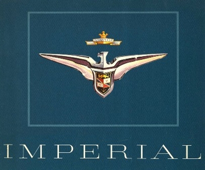 14"x 14" 20-page prestige showroom sales catalog for 1956 Imperial