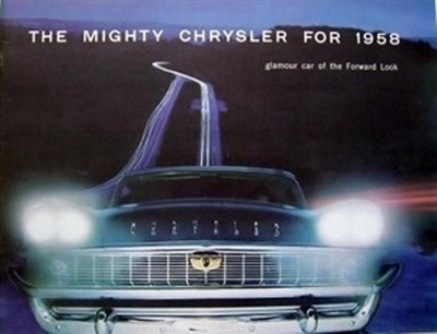 Original Prestige Sales Brochure for 1958 Chrysler