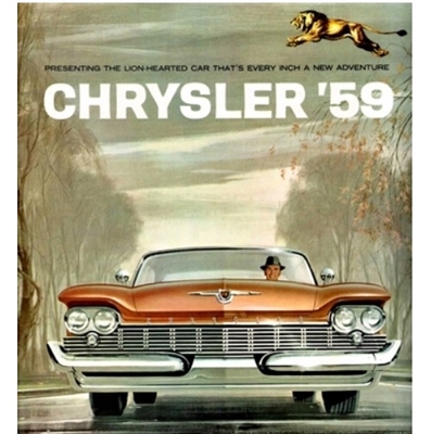 Original Prestige Sales Brochure for 1959 Chrysler