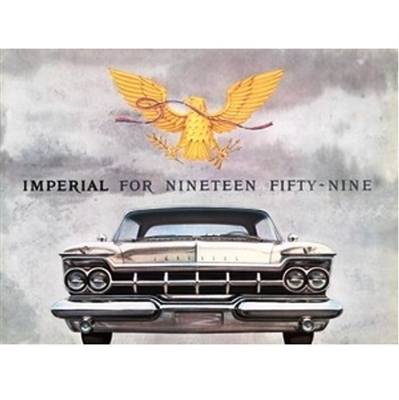 Original Sales Brochure for 1959 Imperial