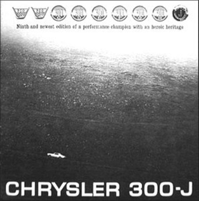 Original Sales Brochure for 1963 Chrysler 300-J